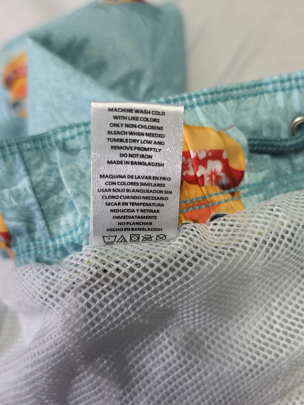 U S Apparal Men's Rubber Duckie Swim‎ Trunks NWT Size Large
